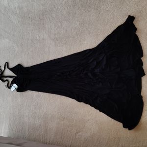 One clothing black halter dress size small